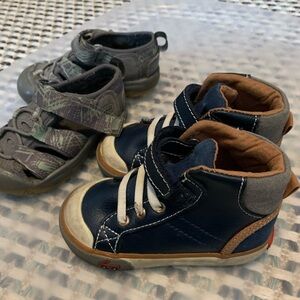See Kai Run and Keen infant shoes bundle